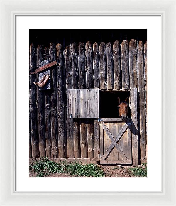 American Barn / Art Photo - Framed Print