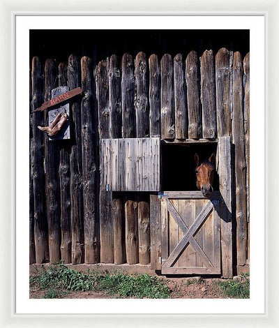 American Barn / Art Photo - Framed Print