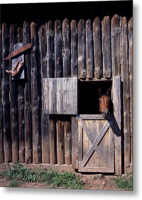 American Barn / Art Photo - Metal Print