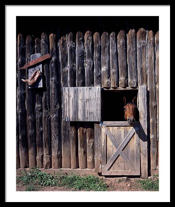 American Barn / Art Photo - Framed Print