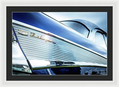 American Car Belair #2 / Art Photo - Framed Print