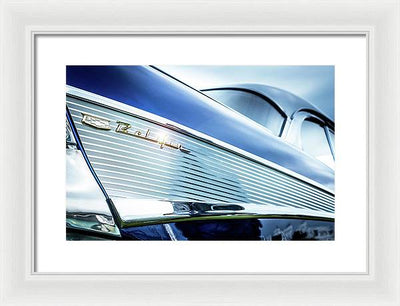 American Car Belair #2 / Art Photo - Framed Print