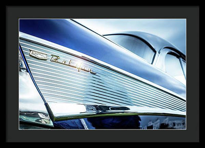 American Car Belair #2 / Art Photo - Framed Print