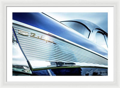 American Car Belair #2 / Art Photo - Framed Print