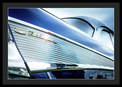 American Car Belair #2 / Art Photo - Framed Print