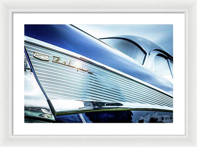 American Car Belair #2 / Art Photo - Framed Print