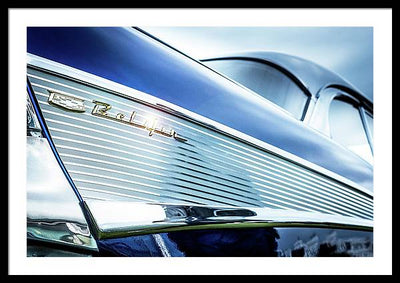 American Car Belair #2 / Art Photo - Framed Print