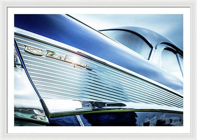 American Car Belair #2 / Art Photo - Framed Print