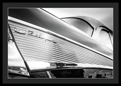 American Car Belair #1 / Art Photo - Framed Print