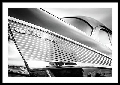 American Car Belair #1 / Art Photo - Framed Print