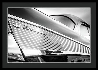 American Car Belair #1 / Art Photo - Framed Print