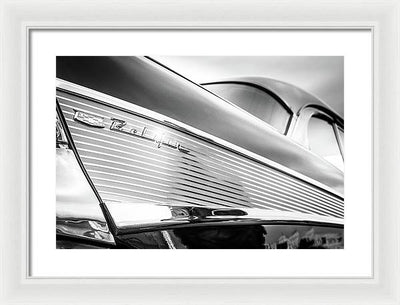 American Car Belair #1 / Art Photo - Framed Print