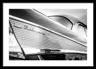 American Car Belair #1 / Art Photo - Framed Print