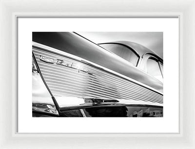 American Car Belair #1 / Art Photo - Framed Print