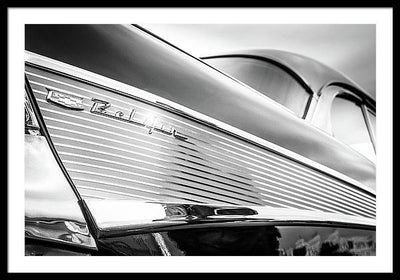 American Car Belair #1 / Art Photo - Framed Print