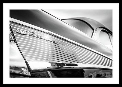 American Car Belair #1 / Art Photo - Framed Print