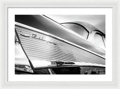 American Car Belair #1 / Art Photo - Framed Print