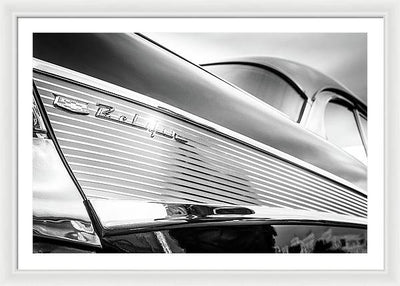 American Car Belair #1 / Art Photo - Framed Print