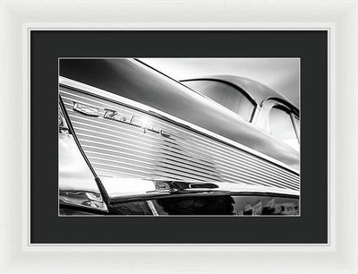 American Car Belair #1 / Art Photo - Framed Print