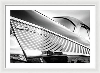 American Car Belair #1 / Art Photo - Framed Print