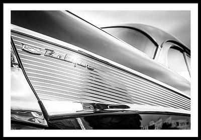 American Car Belair #1 / Art Photo - Framed Print