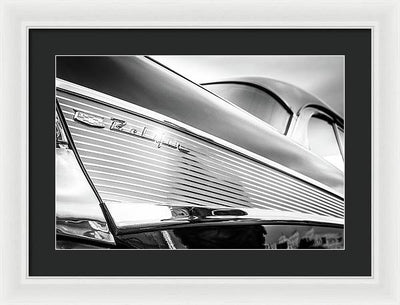 American Car Belair #1 / Art Photo - Framed Print