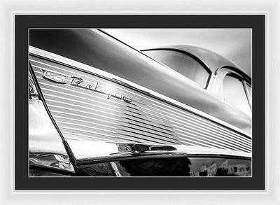 American Car Belair #1 / Art Photo - Framed Print