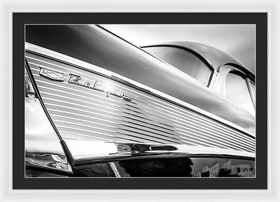 American Car Belair #1 / Art Photo - Framed Print