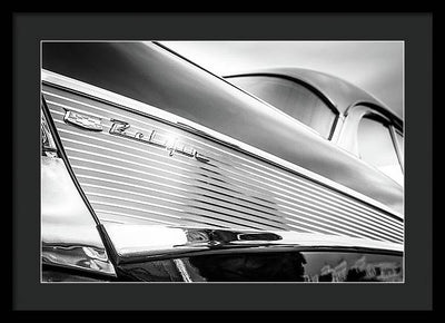 American Car Belair #1 / Art Photo - Framed Print