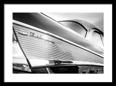 American Car Belair #1 / Art Photo - Framed Print