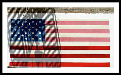 American Flag, San Francisco / Art Photo - Framed Print