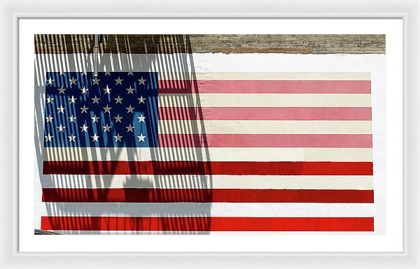 American Flag, San Francisco / Art Photo - Framed Print