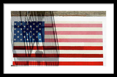 American Flag, San Francisco / Art Photo - Framed Print