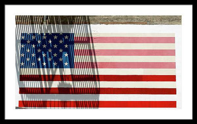 American Flag, San Francisco / Art Photo - Framed Print