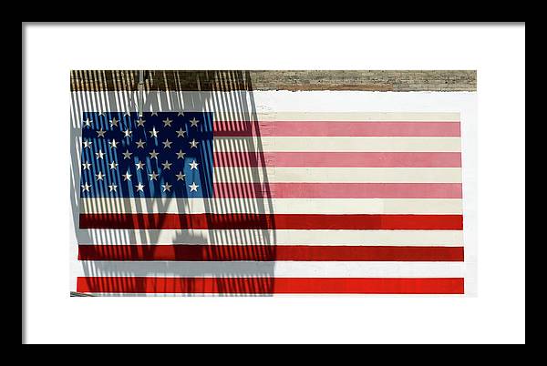 American Flag, San Francisco / Art Photo - Framed Print