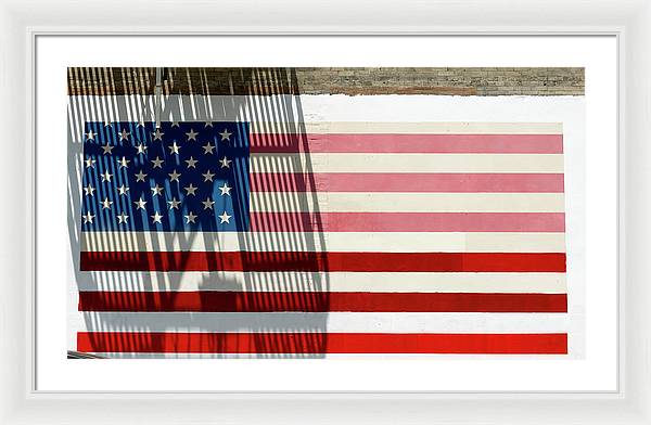 American Flag, San Francisco / Art Photo - Framed Print