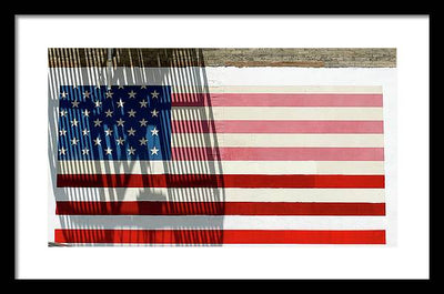 American Flag, San Francisco / Art Photo - Framed Print