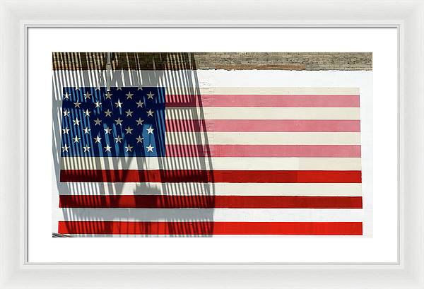 American Flag, San Francisco / Art Photo - Framed Print