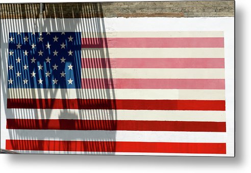 American Flag, San Francisco / Art Photo - Metal Print