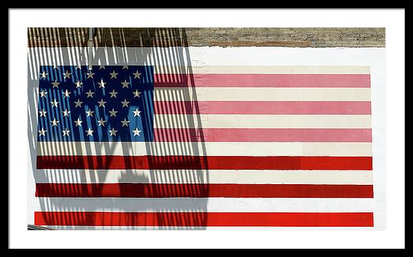 American Flag, San Francisco / Art Photo - Framed Print