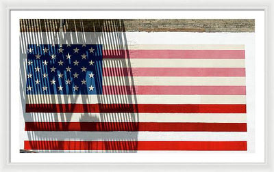 American Flag, San Francisco / Art Photo - Framed Print