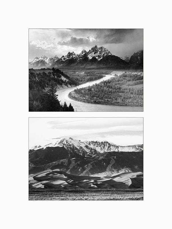 American Landscapes - diptych / Art Photo - Art Print