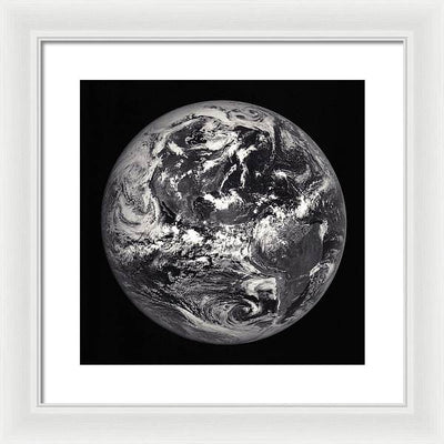 Americas from the Moon / Art Photo - Framed Print