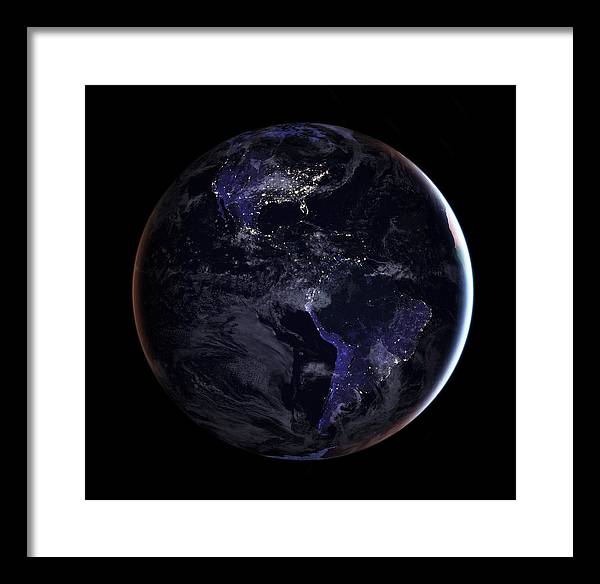 Americas / Art Photo - Framed Print