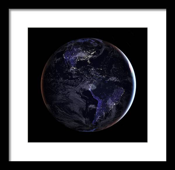 Americas / Art Photo - Framed Print