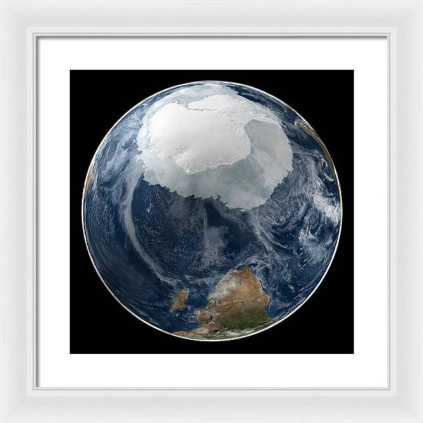 Antartic / Art Photo - Framed Print