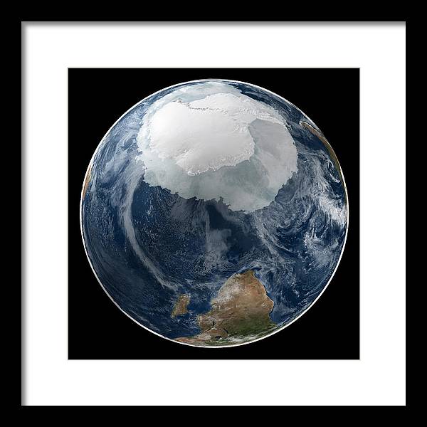 Antartic / Art Photo - Framed Print