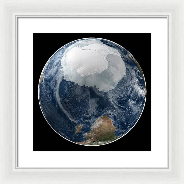 Antartic / Art Photo - Framed Print