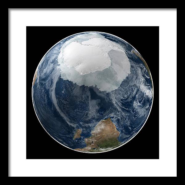 Antartic / Art Photo - Framed Print