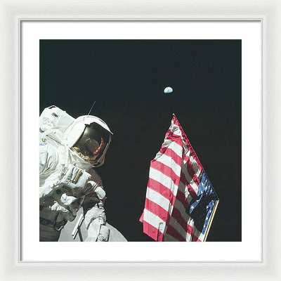 Apollo 17, 1972 / Art Photo - Framed Print